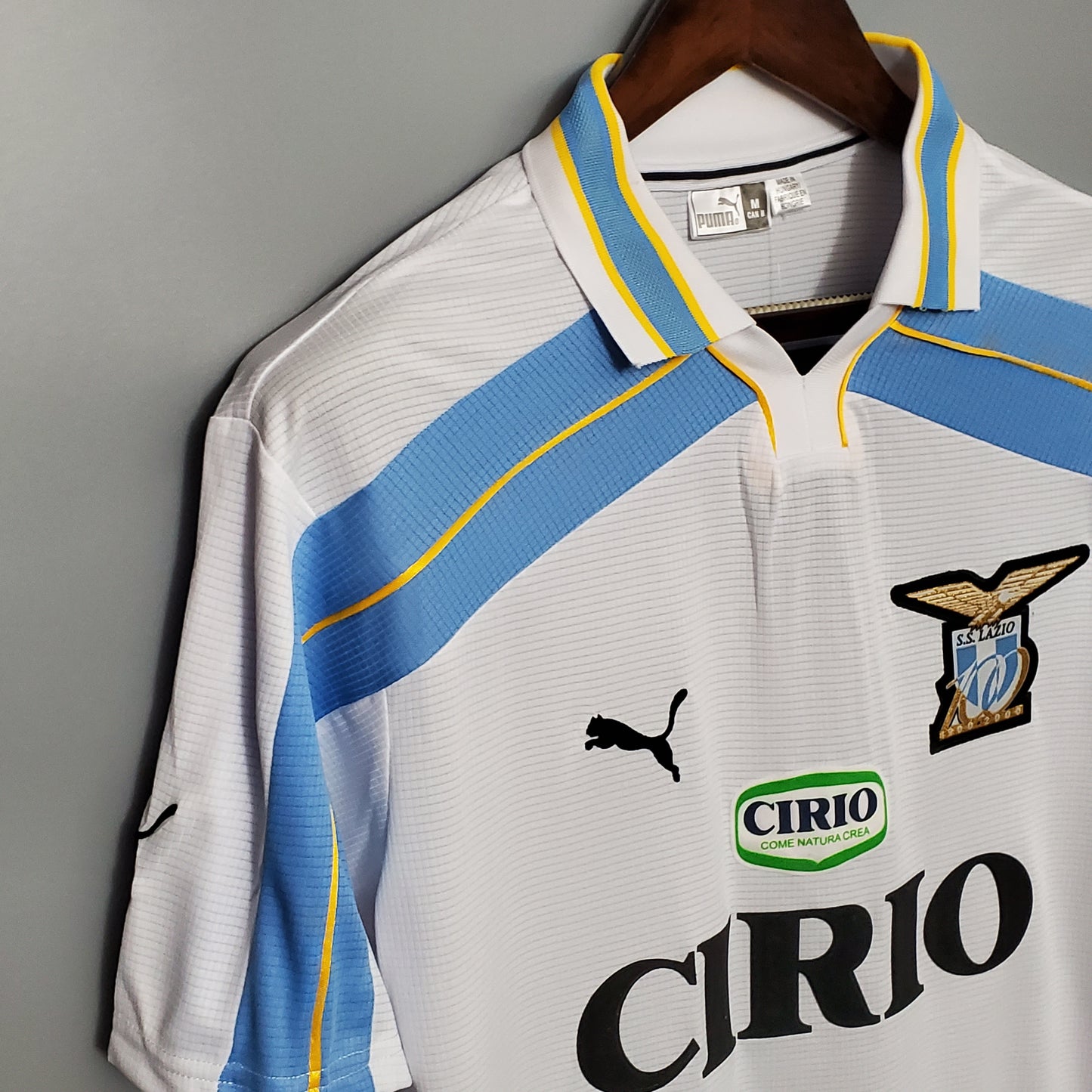 Camiseta Clásica SS Lazio Visitante 2000-01