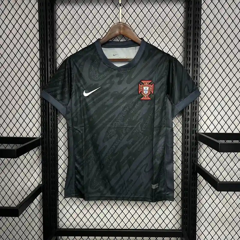Camiseta Clásica Portugal Portero Negra 2024