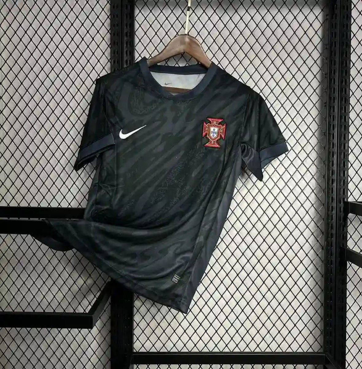 Camiseta Clásica Portugal Portero Negra 2024