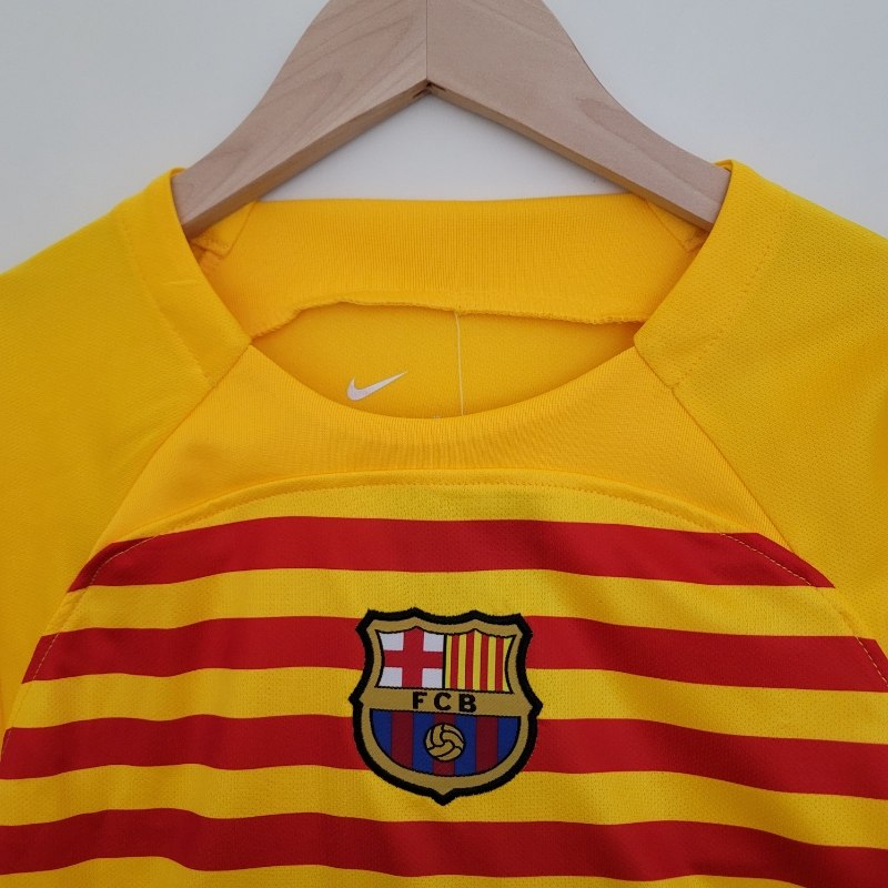 Equipación Infantil Clásica FC Barcelona Visitante (4ª) 2023-24