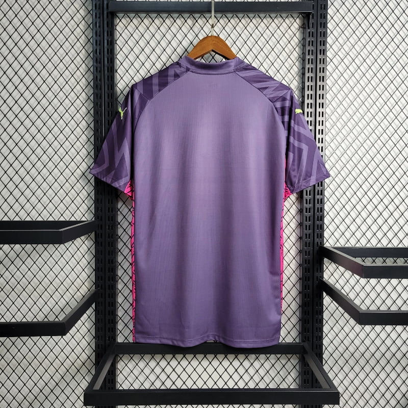 Camiseta Clásica Manchester City FC Portero Morada 2023-24