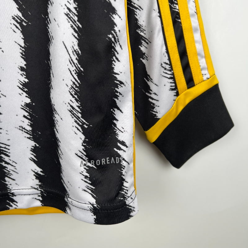 Camiseta Clásica Juventus de Turín Manga Larga 2023-24