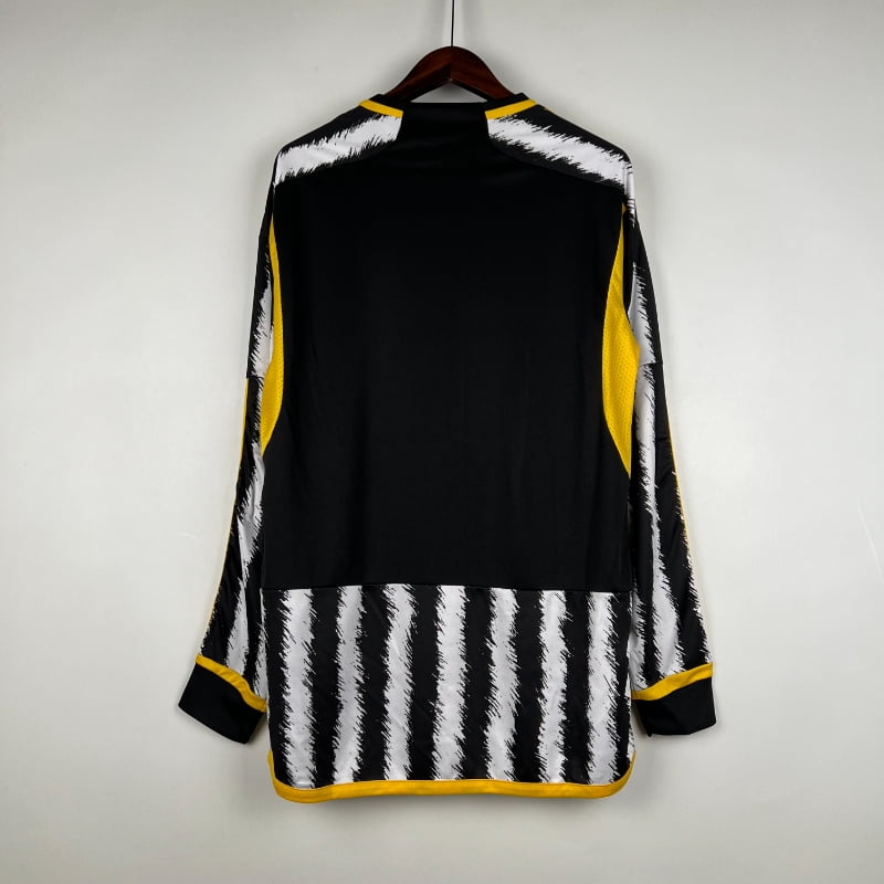 Camiseta Clásica Juventus de Turín Manga Larga 2023-24