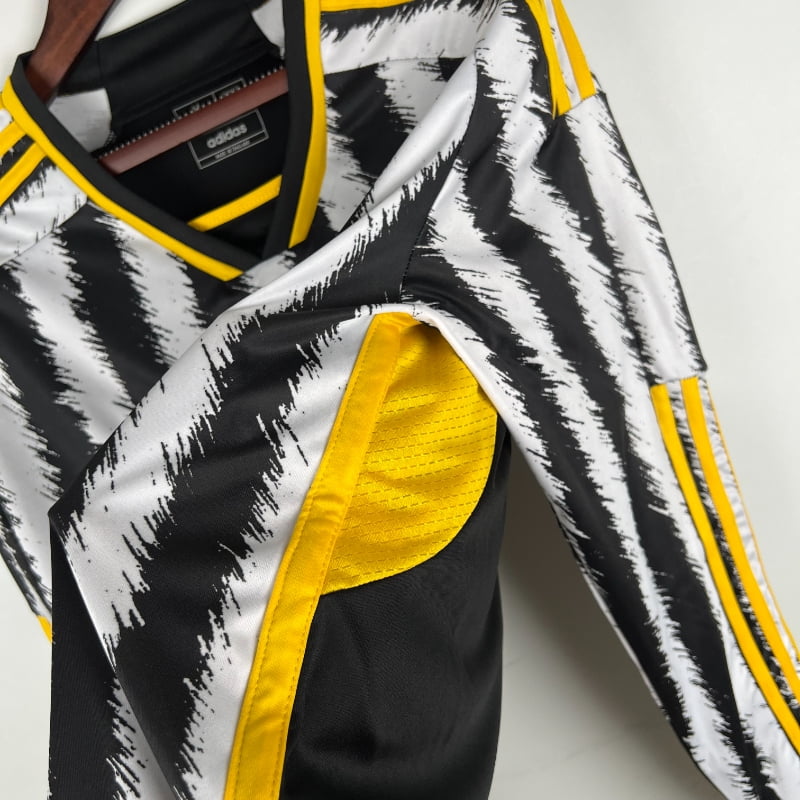 Camiseta Clásica Juventus de Turín Manga Larga 2023-24