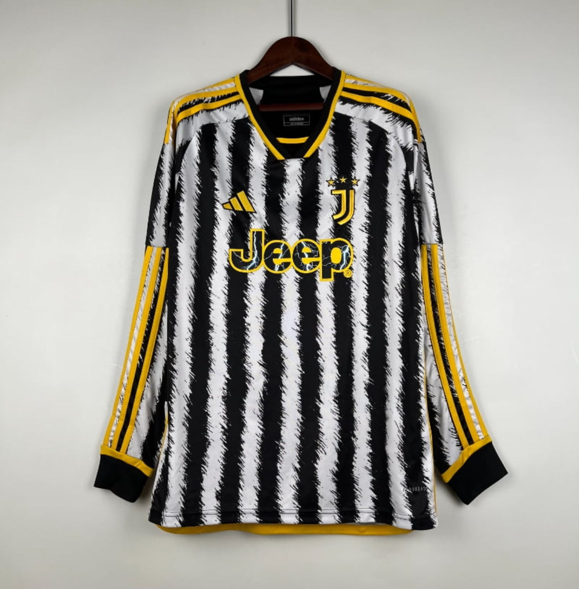Camiseta Clásica Juventus de Turín Manga Larga 2023-24