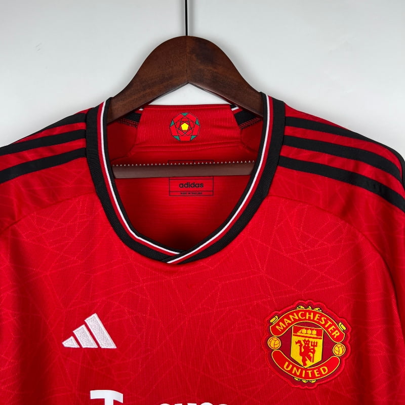 Camiseta Clásica Manchester United FC Manga Larga 2023-24