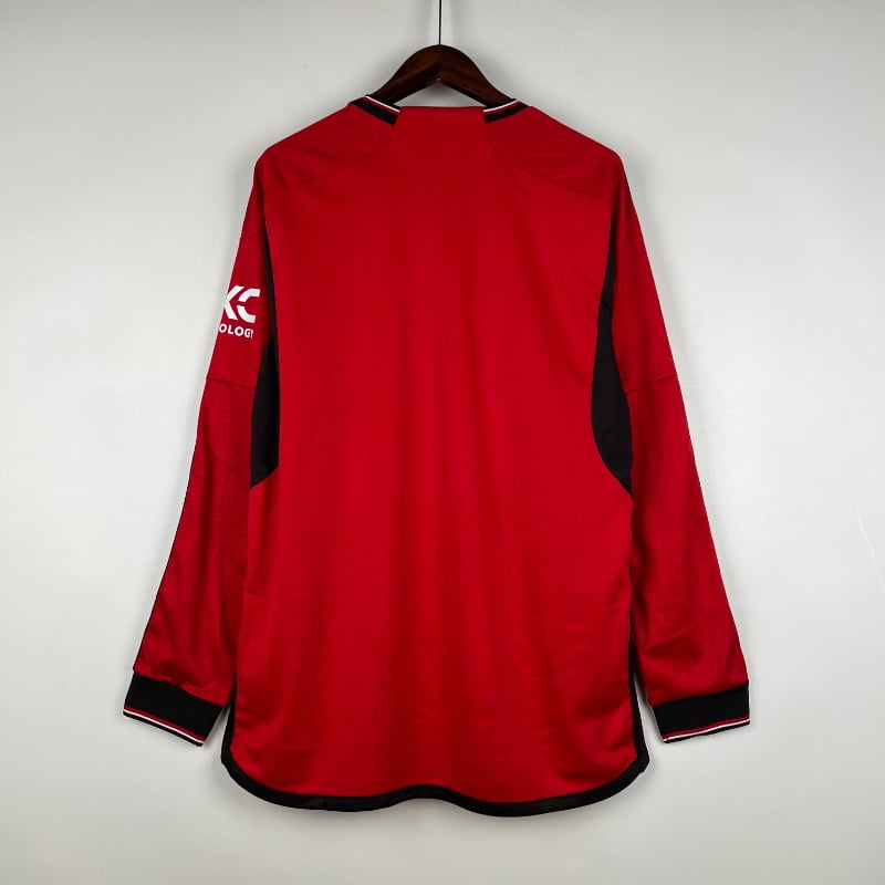 Camiseta Clásica Manchester United FC Manga Larga 2023-24