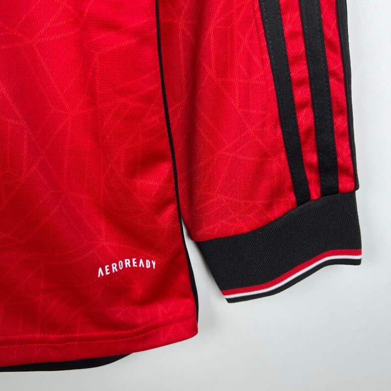Camiseta Clásica Manchester United FC Manga Larga 2023-24