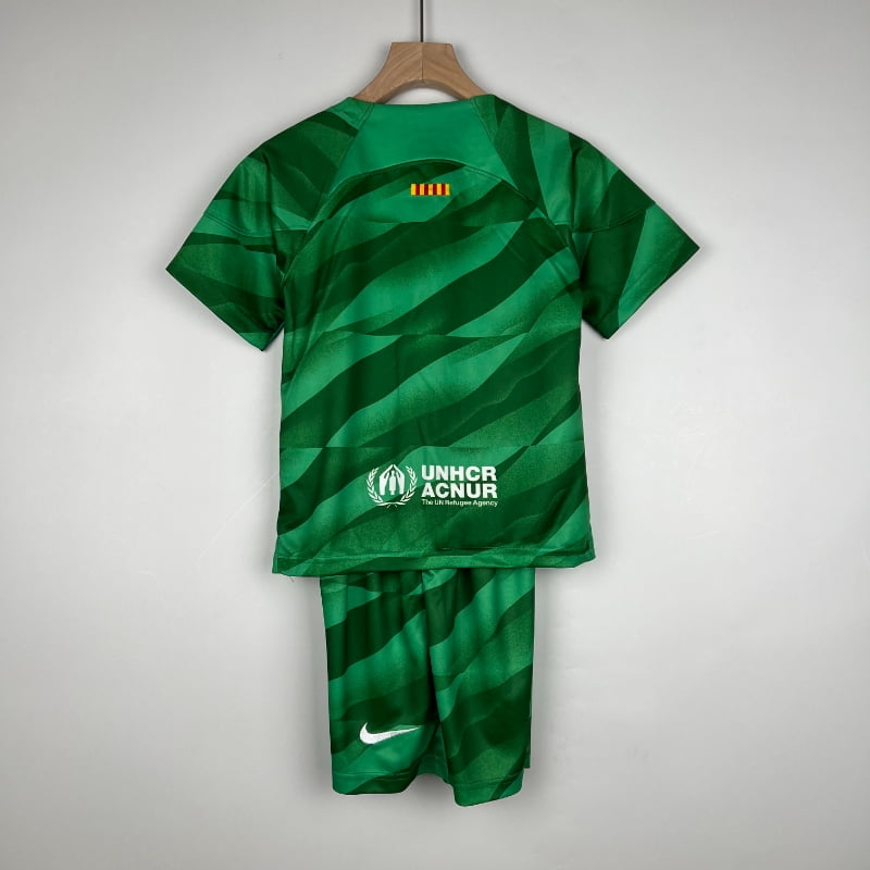 Equipación Infantil Clásica FC Barcelona Portero 2023-24