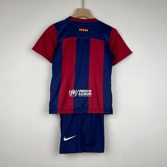 Equipación Infantil Clásica FC Barcelona 2023-24