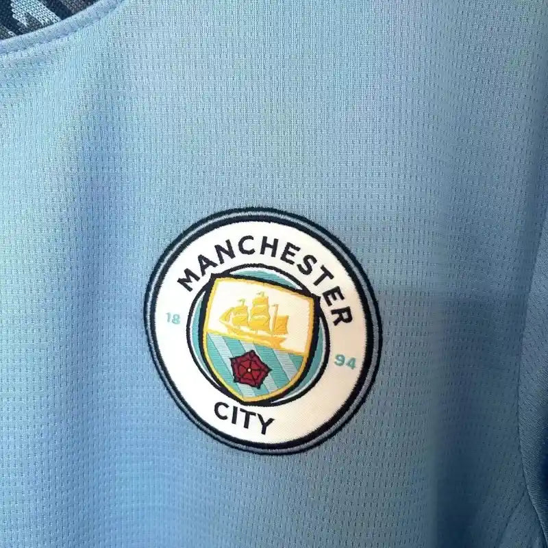 Camiseta Clásica Manchester City FC Manga Larga 2024-25