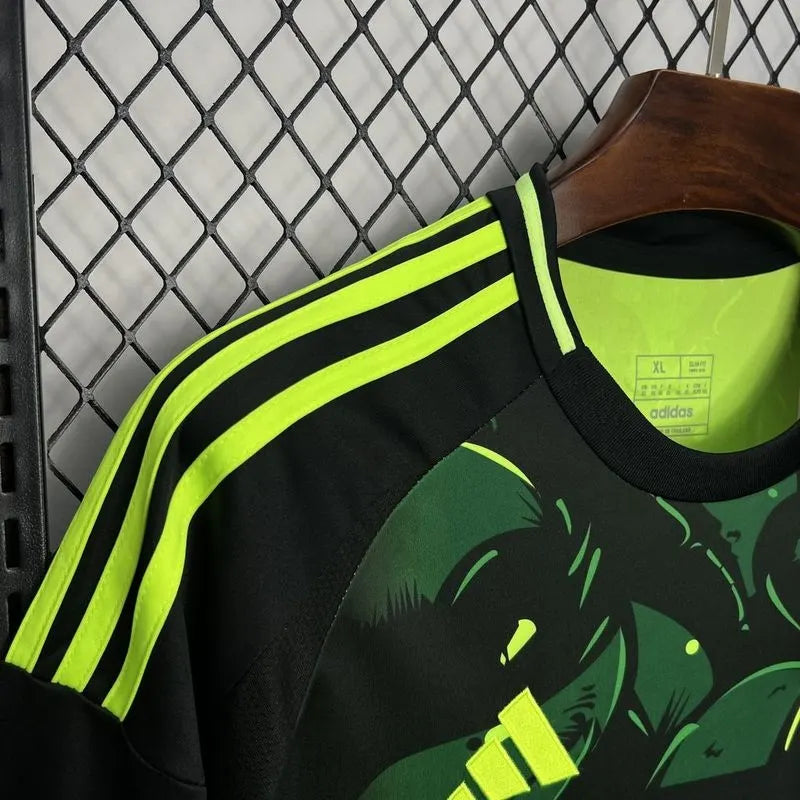 Real Madrid Special Edition Black and Green Shirt 2024-25