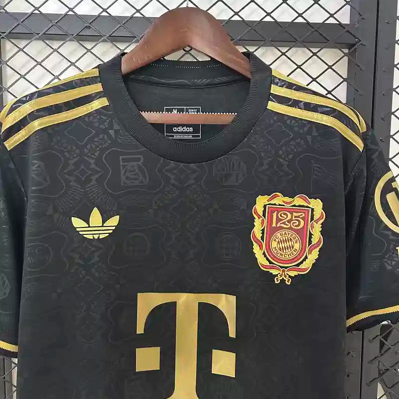 Camiseta Clásica FC Bayern Múnich 125 Aniversario Negra 2025-26