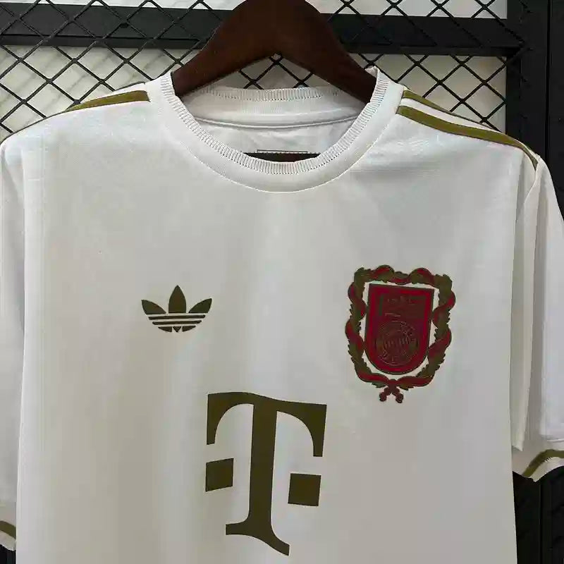 Camiseta Clásica FC Bayern Múnich 125 Aniversario Blanca 2025-26