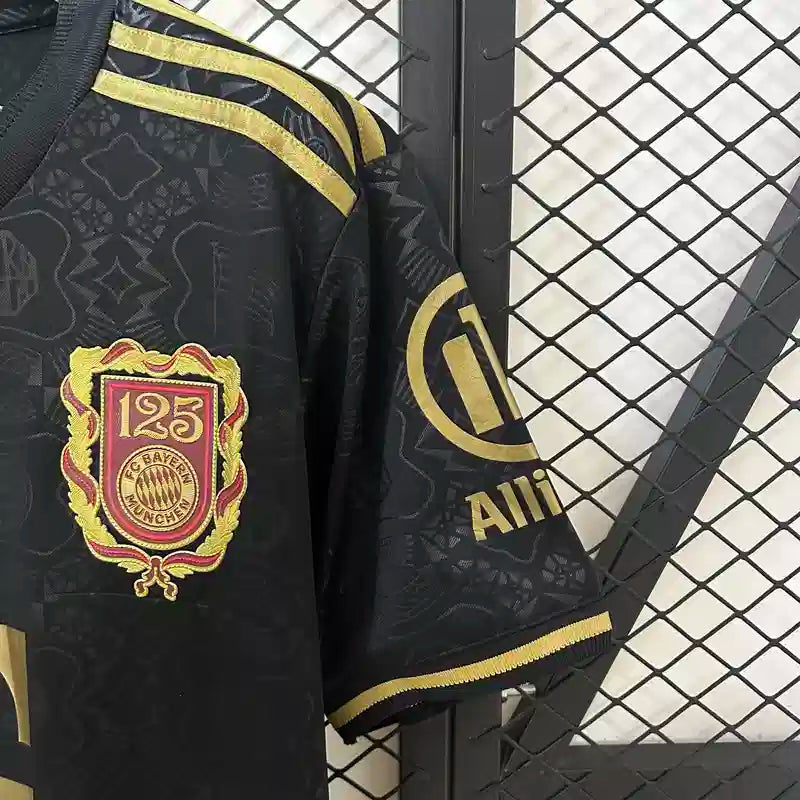 Camiseta Clásica FC Bayern Múnich 125 Aniversario Negra 2025-26
