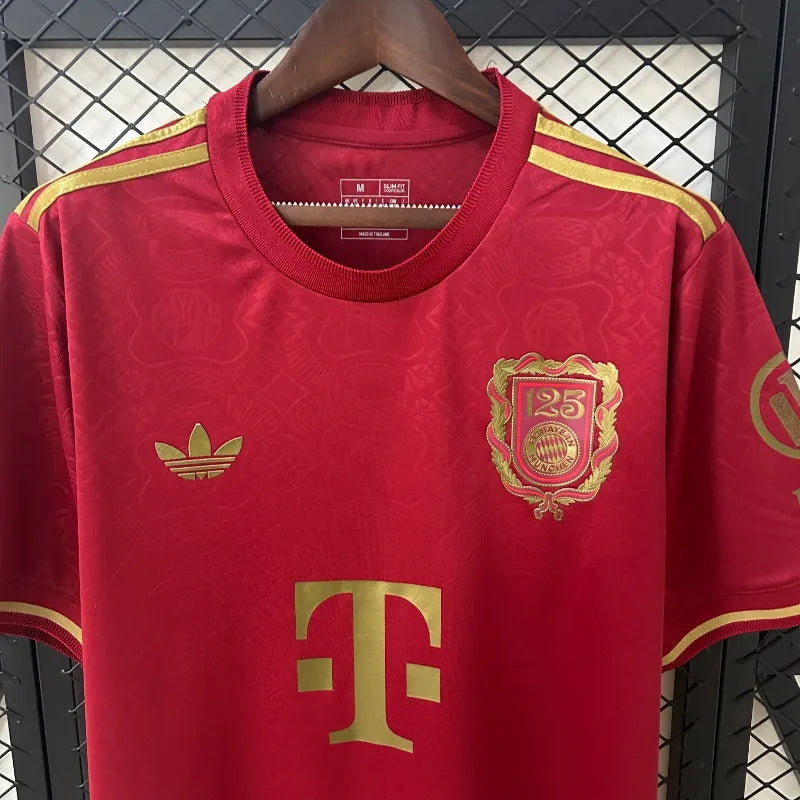 Camiseta Clásica FC Bayern Múnich 125 Aniversario Roja 2025-26