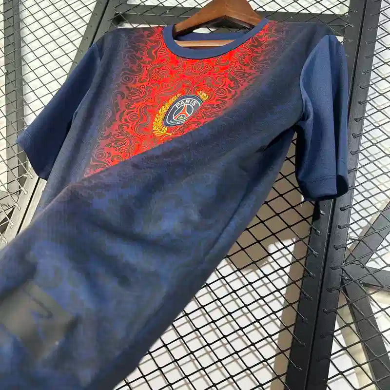 Camiseta PSG FC Edición especial Roja y Azul 2025-26