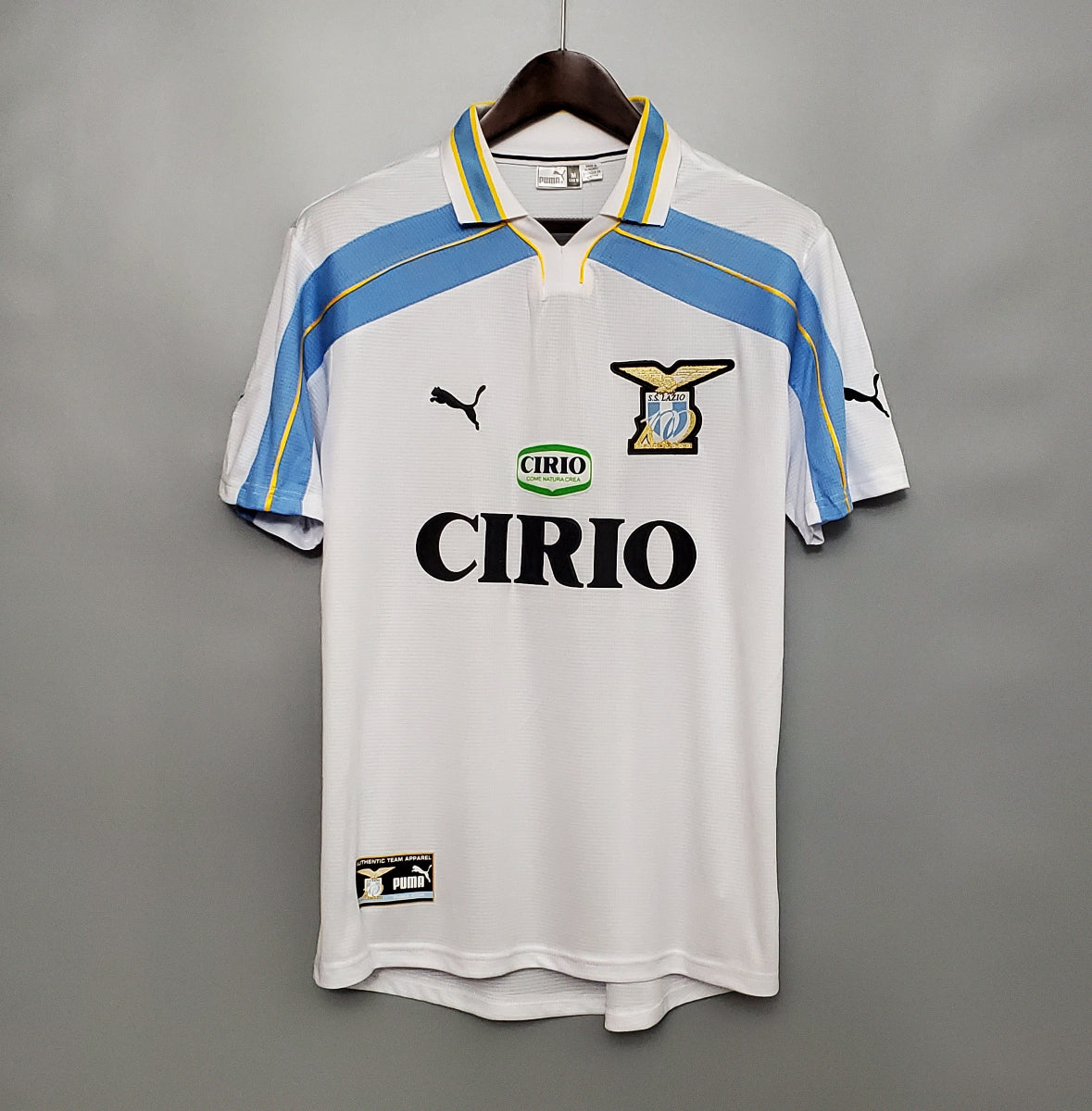 Camiseta Clásica SS Lazio Visitante 2000-01