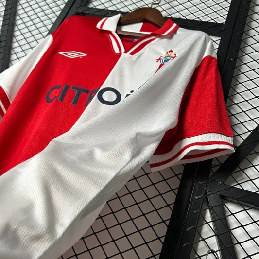 Camiseta Clásica Celta de Vigo Visitante 2001-02