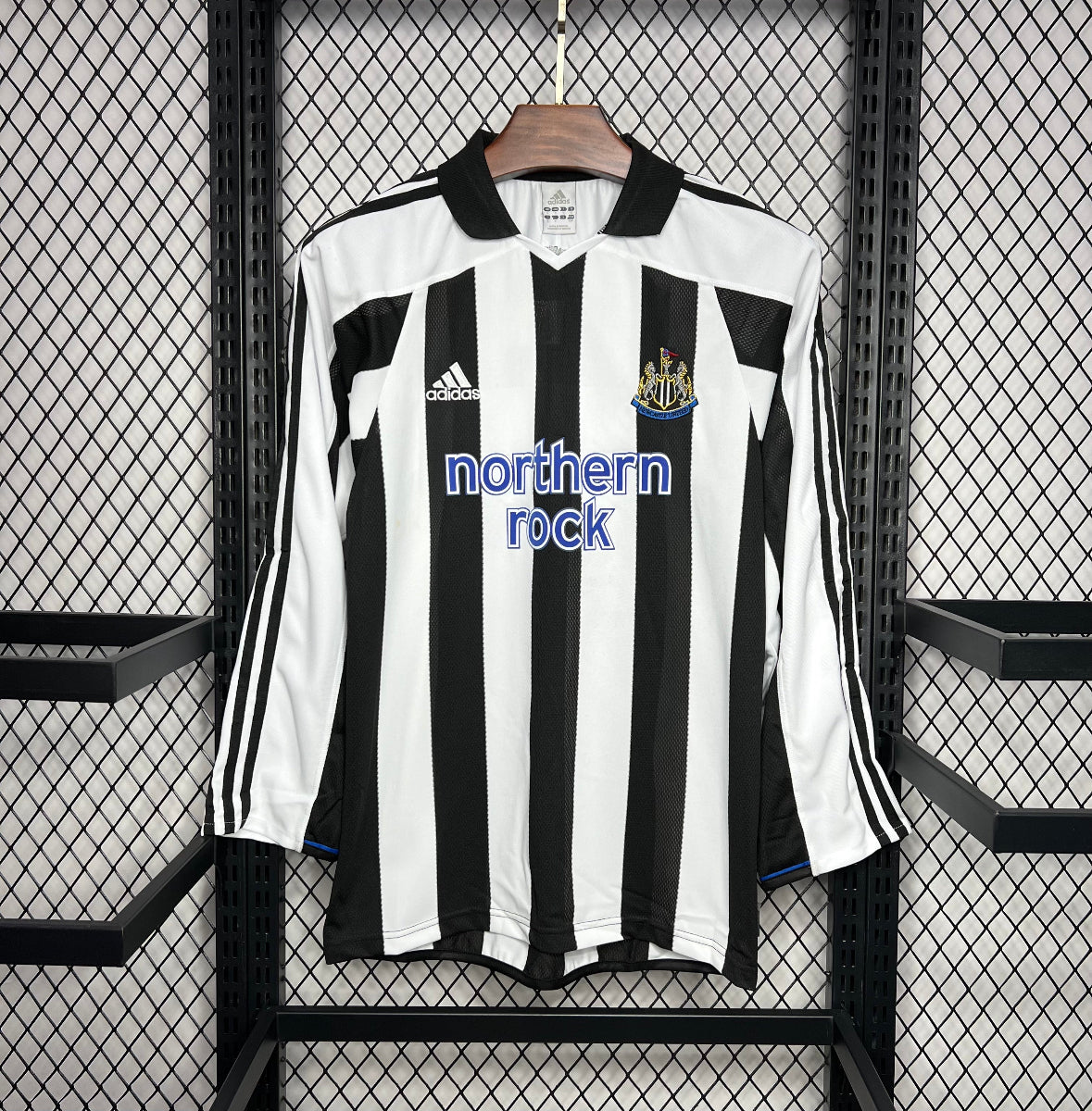 Camiseta Clásica Newcastle United FC Manga Larga 2003-05