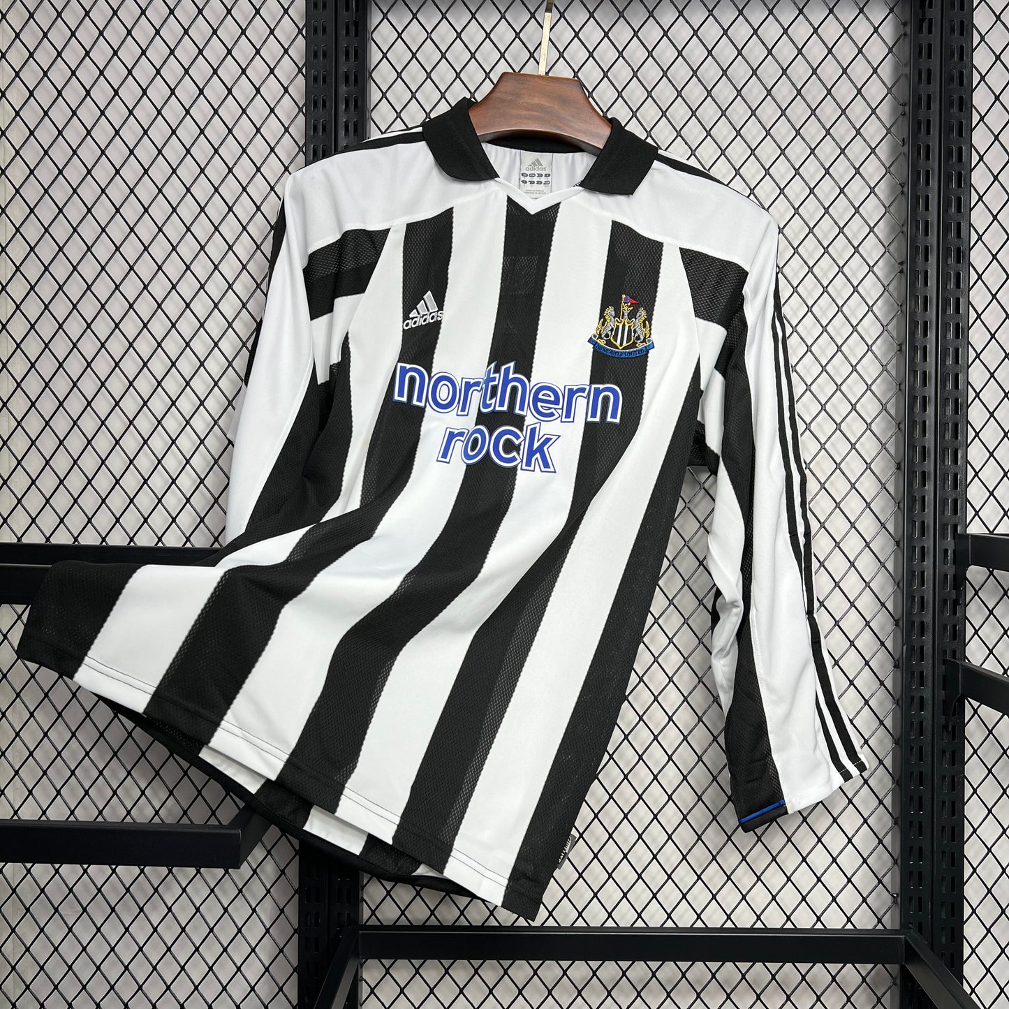 Camiseta Clásica Newcastle United FC Manga Larga 2003-05