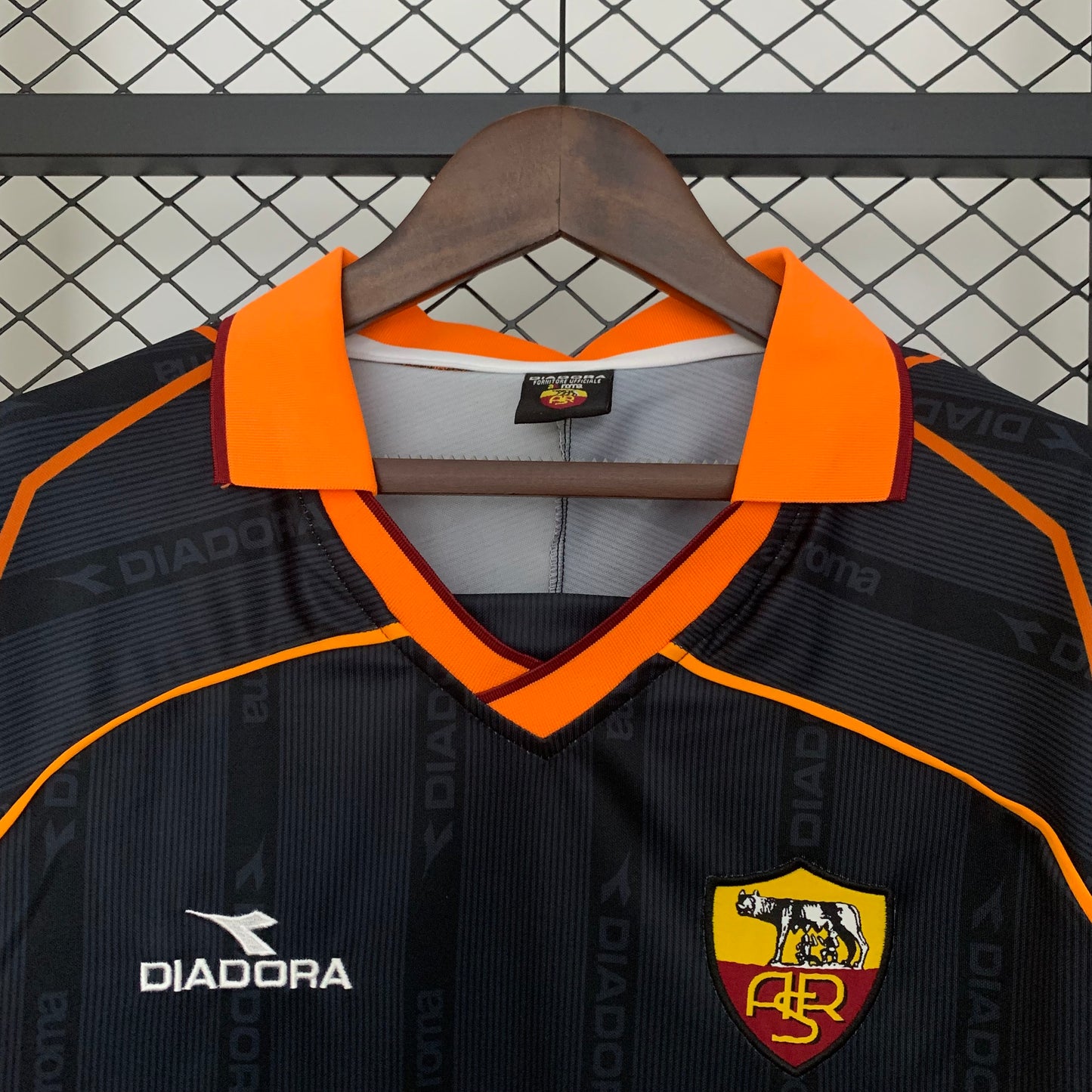 Camiseta Clásica AC Roma Visitante 1999-00