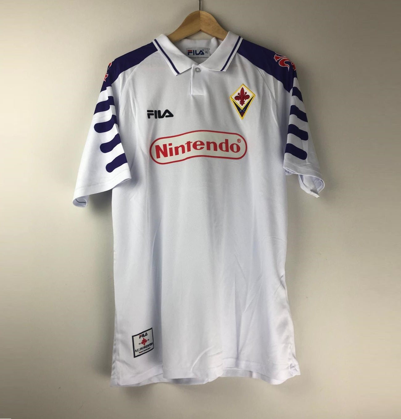 Camiseta Clásica Batistuta ACF Fiorentina Visitante 1998-99
