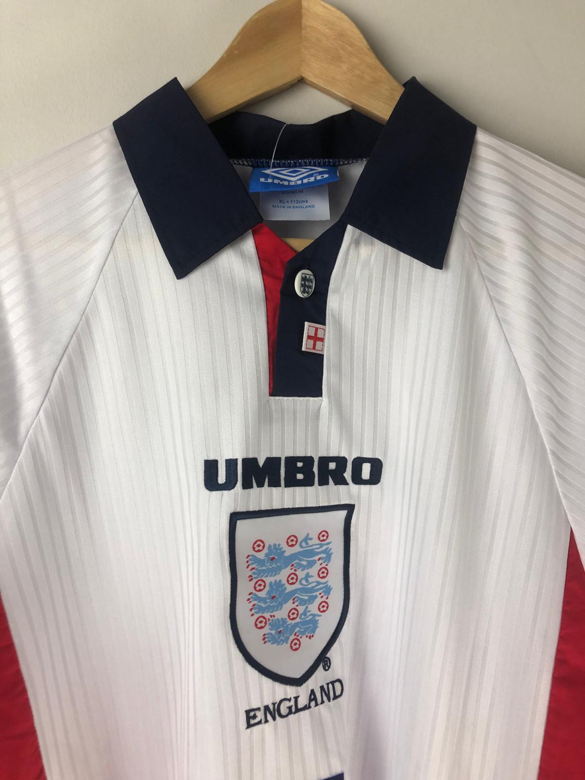 Camiseta Clásica Beckham Inglaterra 1998
