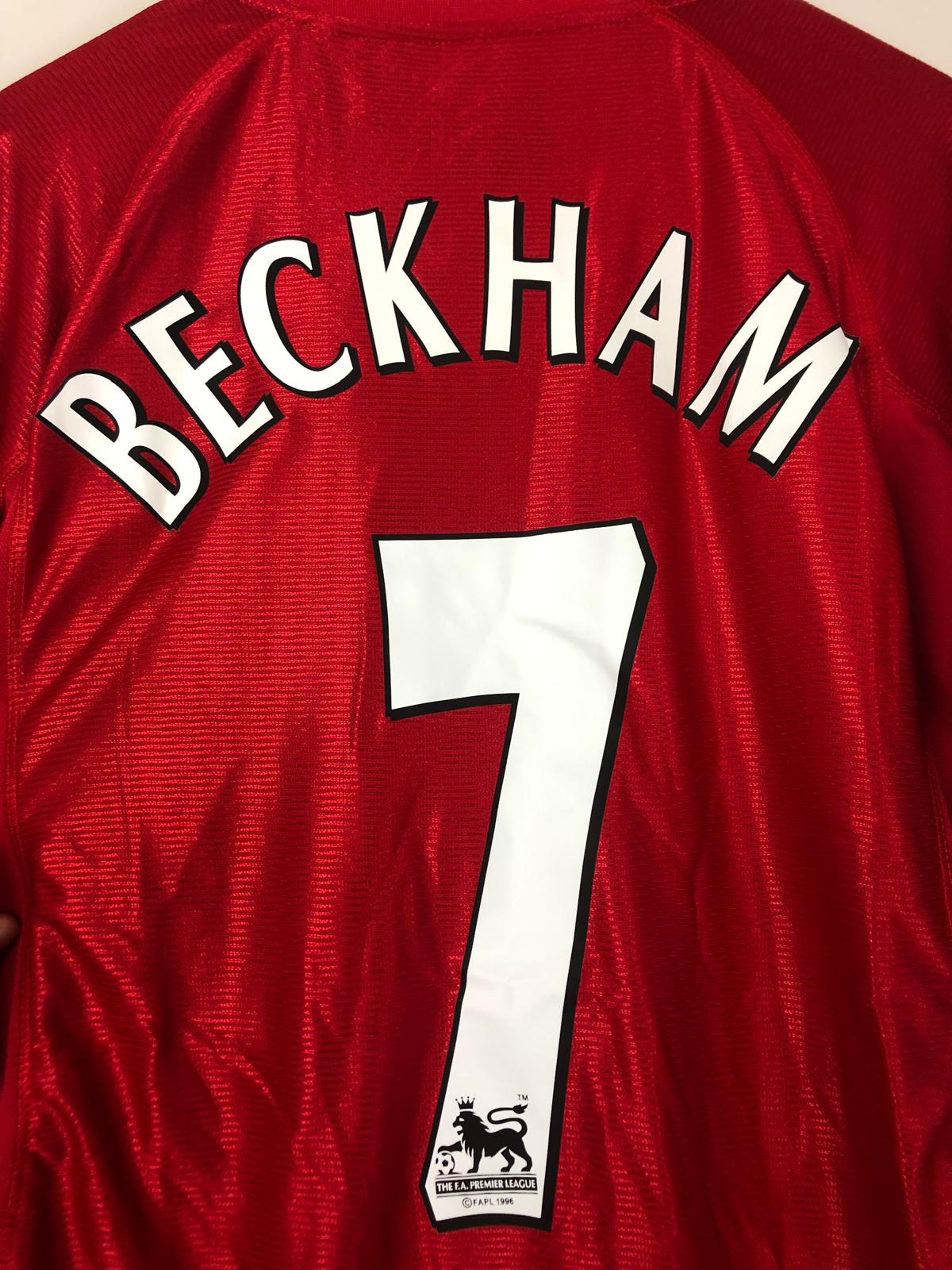 Camiseta Clásica Beckham Manchester United FC 2000-01