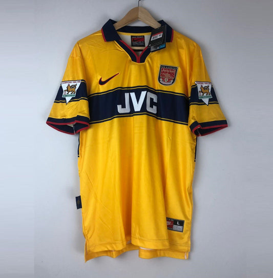 Camiseta Clásica Bergkamp Arsenal FC Visitante 1998-99