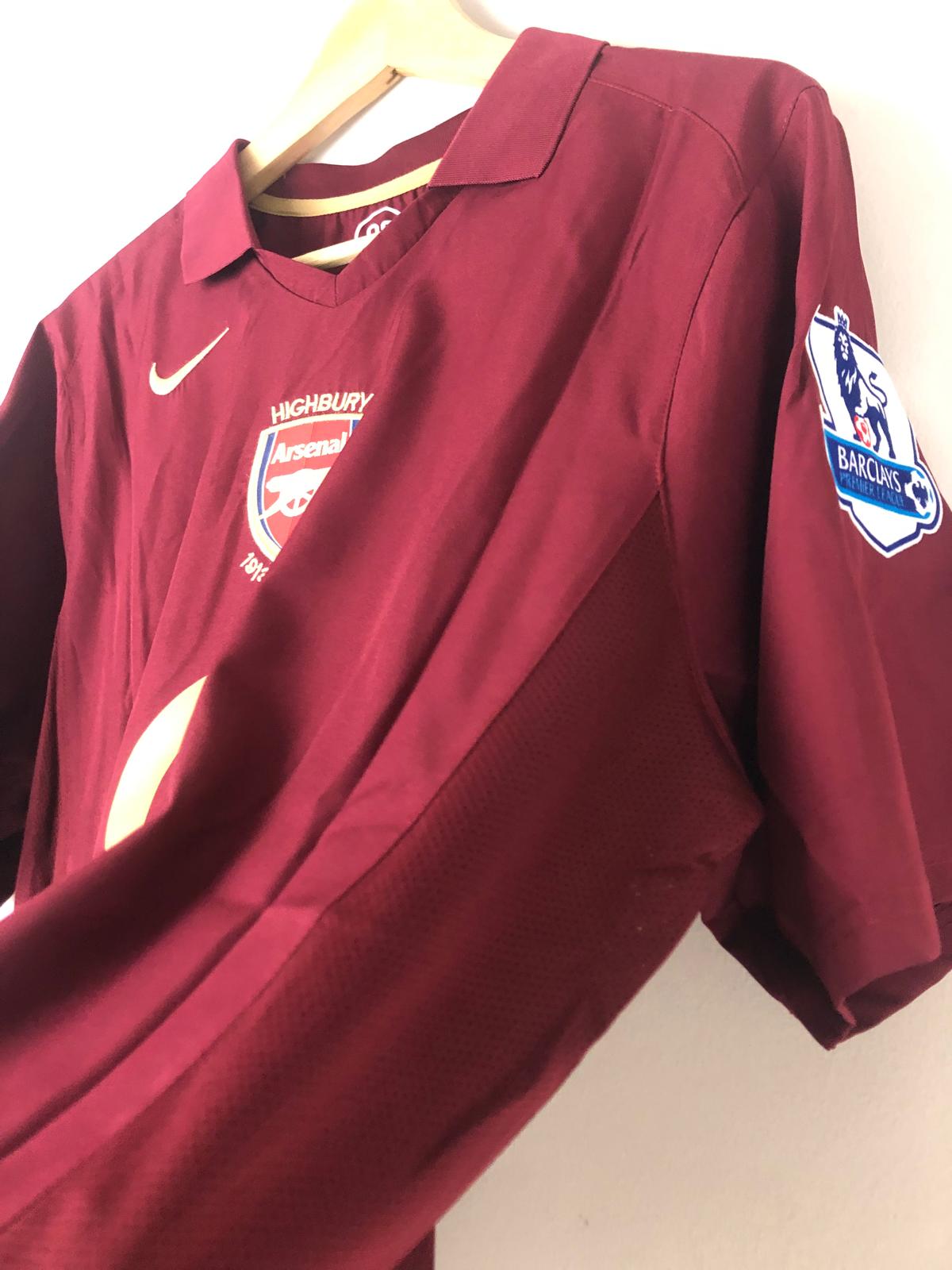 Camiseta Clásica Henry Arsenal FC Visitante 2005-06
