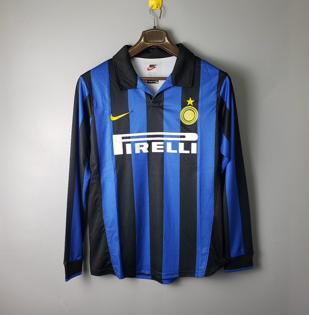 Camiseta Clásica Inter Milán Manga Larga 1998-99