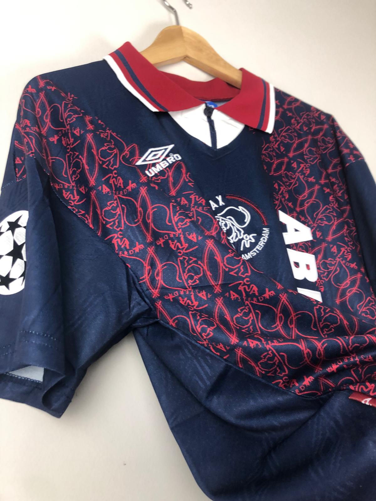 Camiseta Clásica Kluivert AFC Ajax Visitante 1994-95