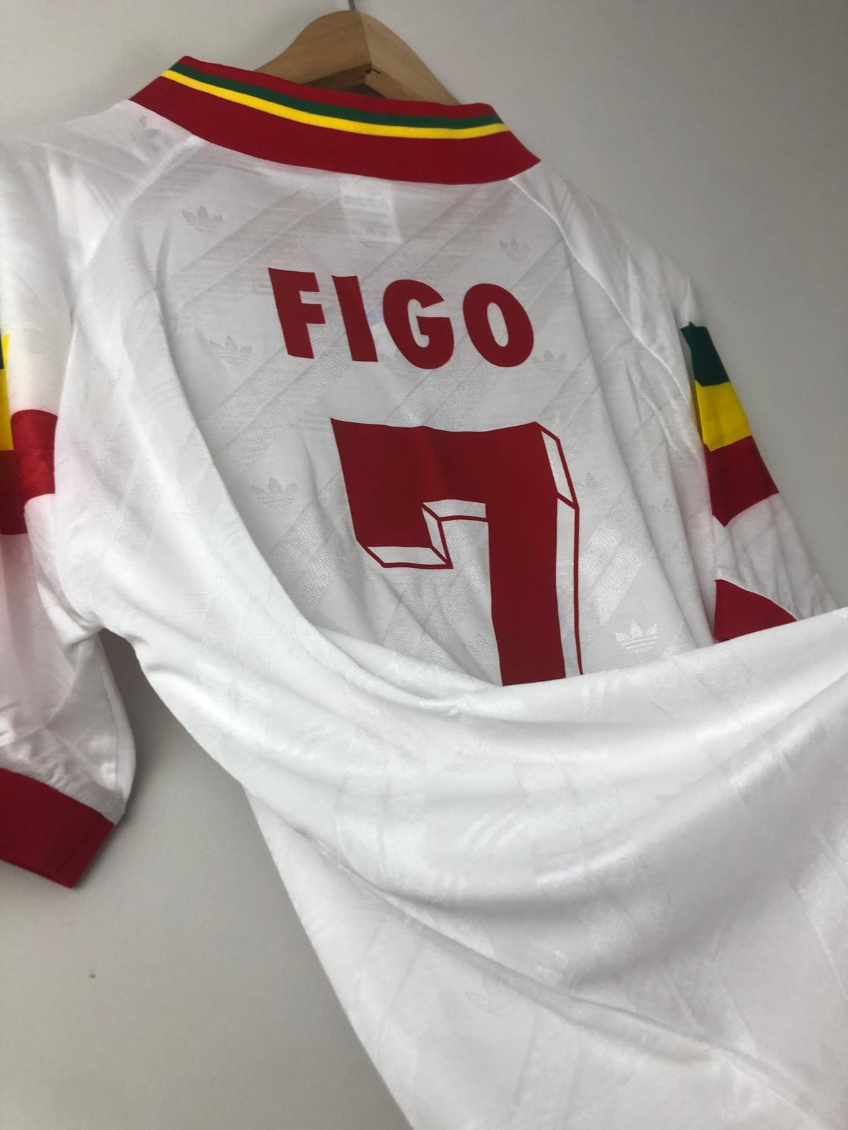 Camiseta Clásica Luis Figo Portugal Visitante 1992-94
