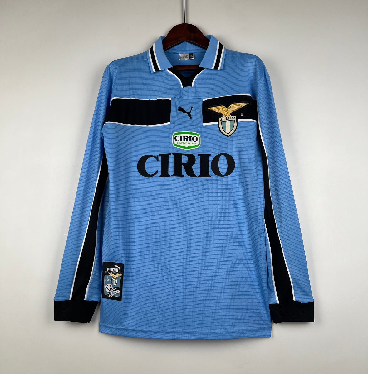 Camiseta Clásica SS Lazio Manga Larga 1998-99
