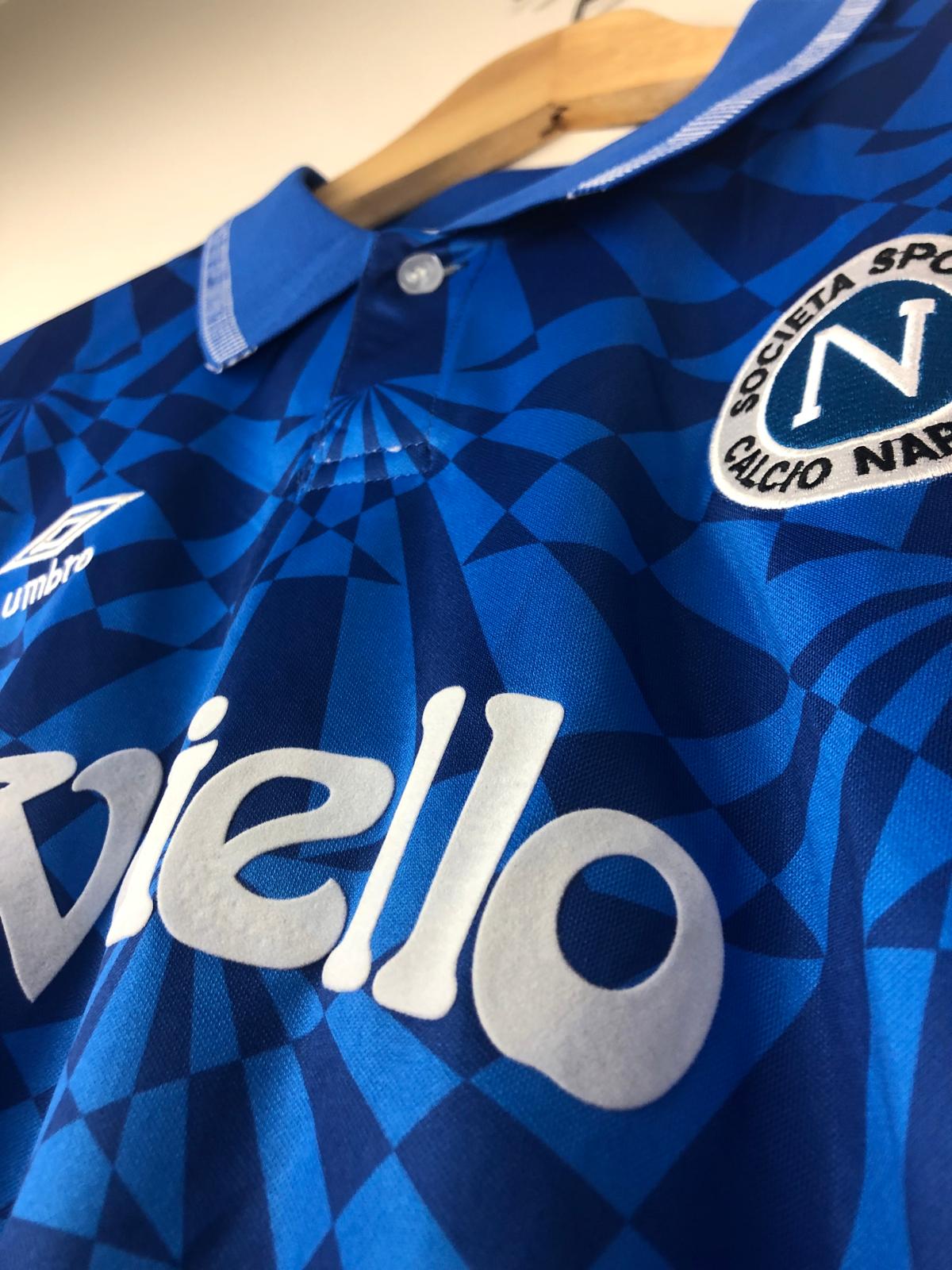 Camiseta Clásica Zola SSC Nápoles 1991-93