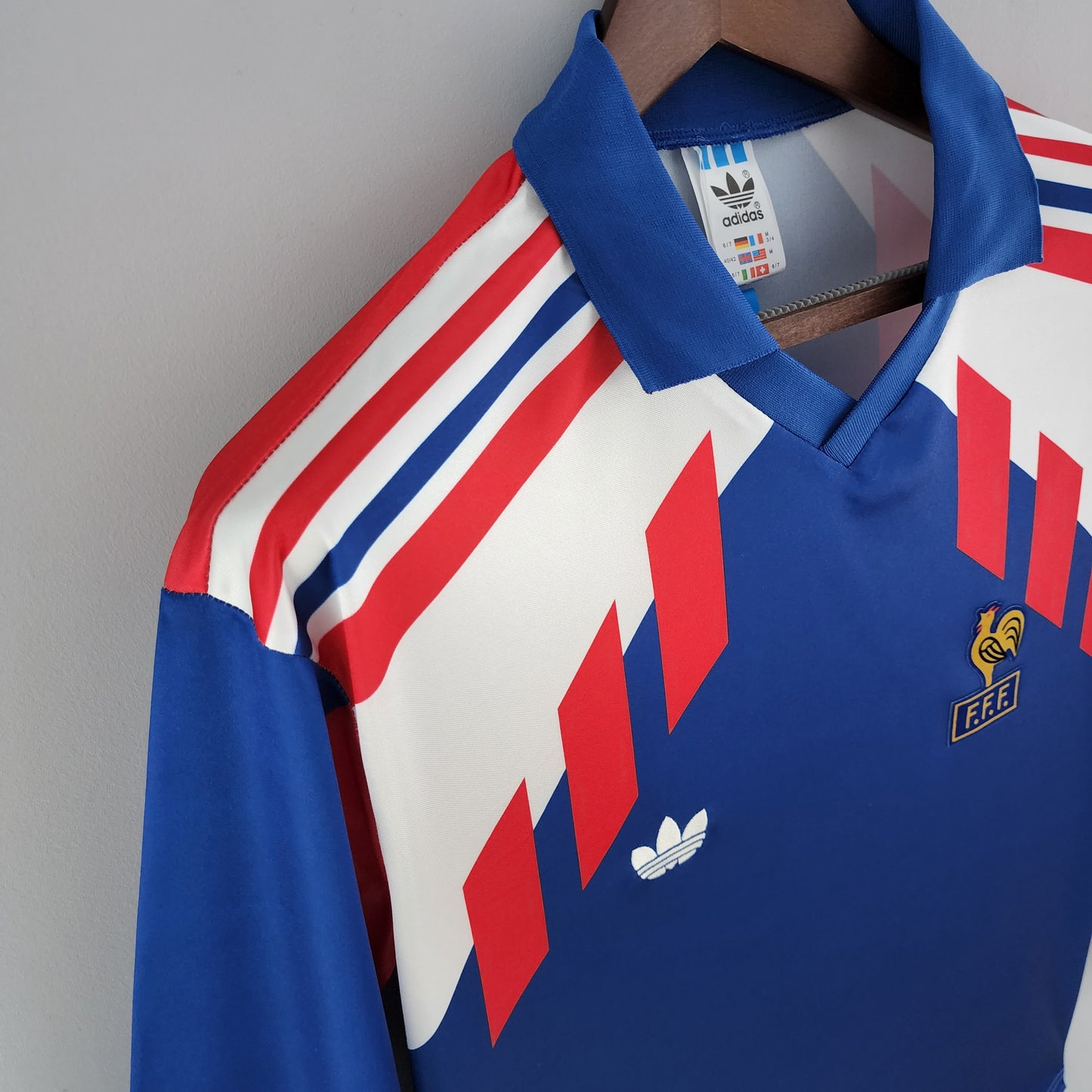Camiseta Clásica Francia Manga Larga 1988