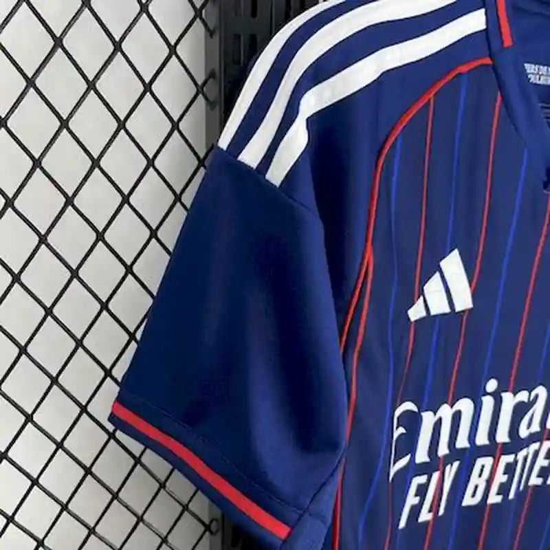 Camiseta Clásica Olympique de Lyon Visitante 2025-26