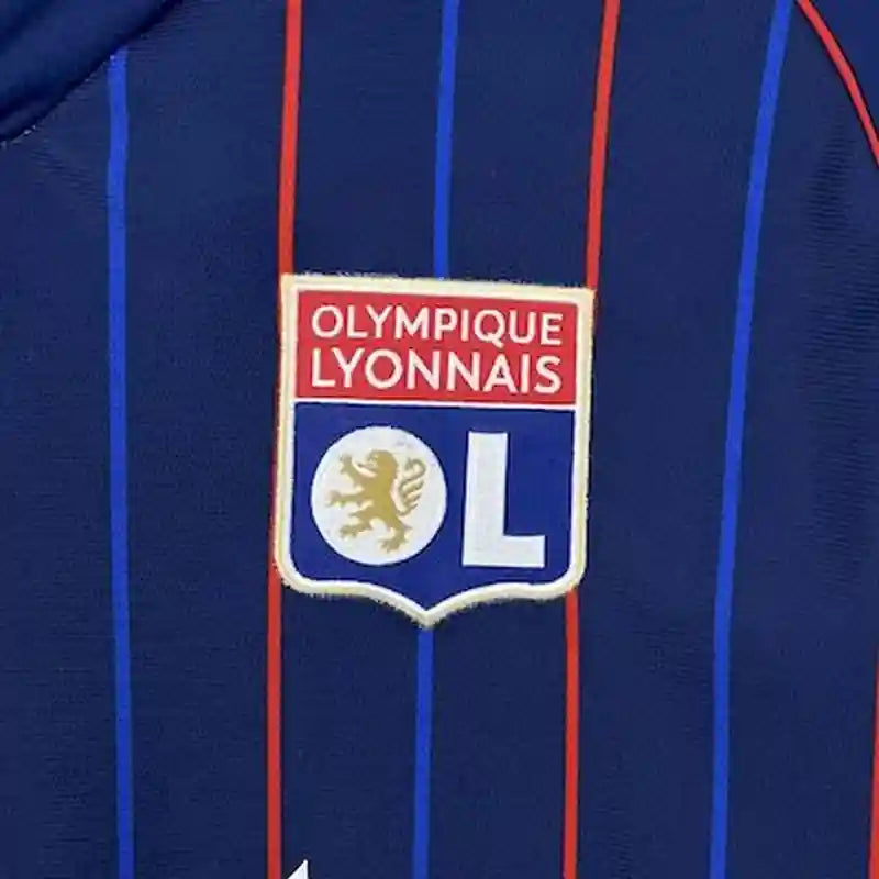 Camiseta Clásica Olympique de Lyon Visitante 2025-26