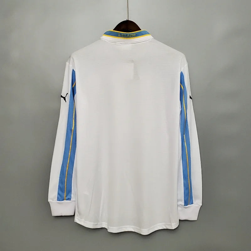 Camiseta Clásica SS Lazio Visitante Manga Larga 2000-01