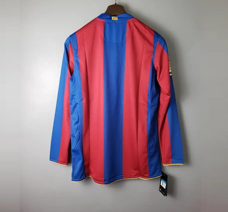 Camiseta Clásica FC Barcelona Manga Larga 2007-08