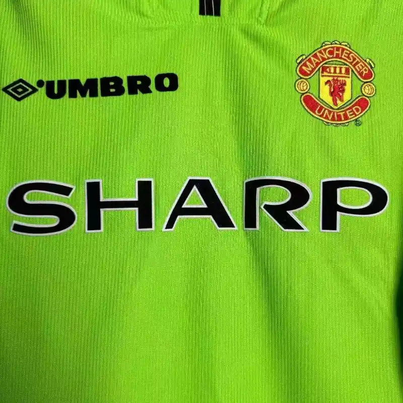 Camiseta Cláscia Manchester United FC Portero 1998-99