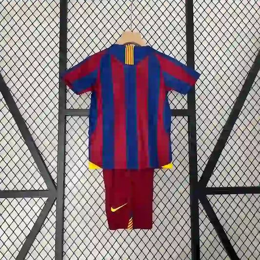 Equipación Infantil Clásica FC Barcelona 2005-06