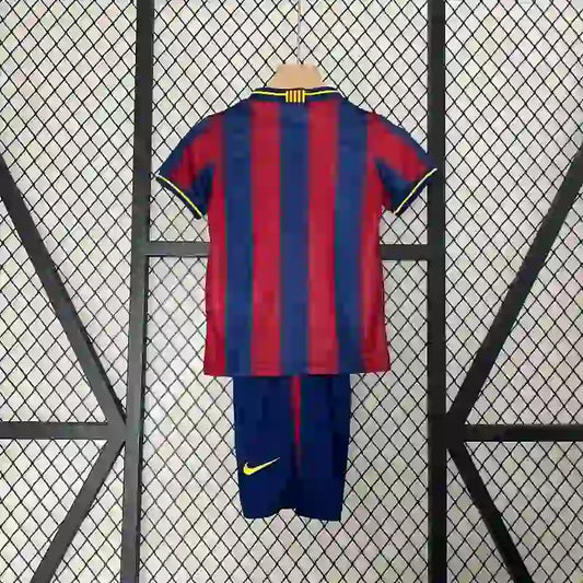 Equipación Infantil Clásica FC Barcelona 2009-10