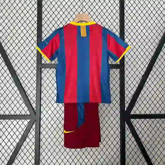 Equipación Infantil Clásica FC Barcelona 2010-11