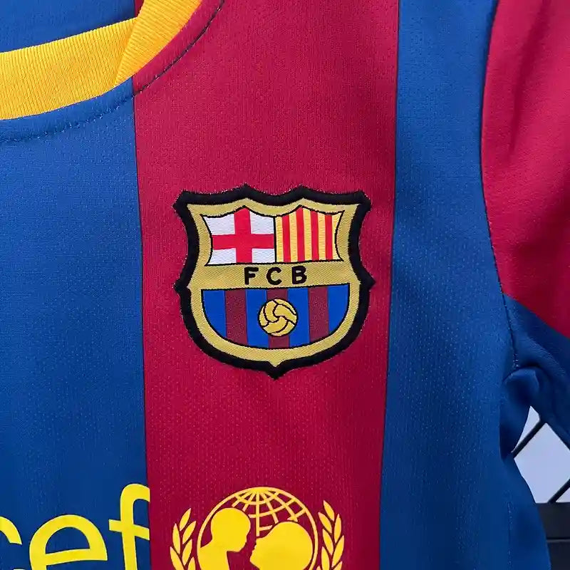 Equipación Infantil Clásica FC Barcelona 2010-11