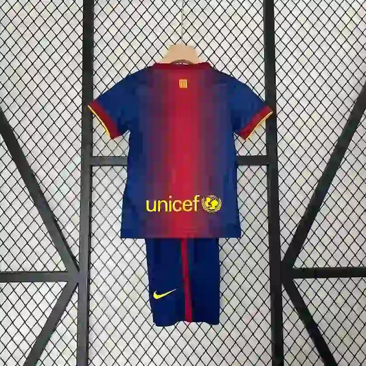 Equipación Infantil Clásica FC Barcelona 2012-13