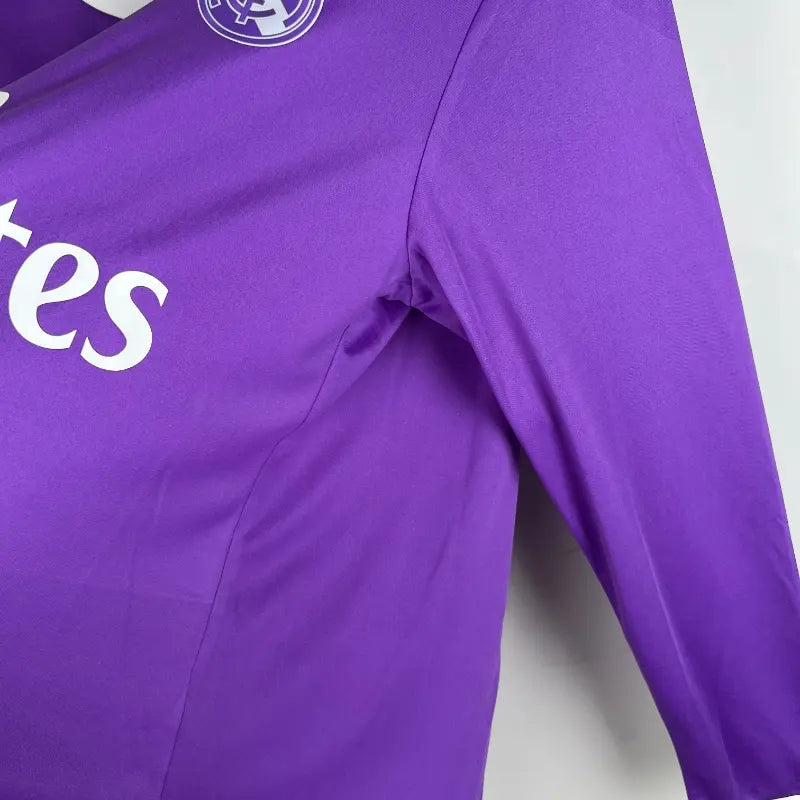 Camiseta Clásica Real Madrid Visitante Manga Larga 2016-17