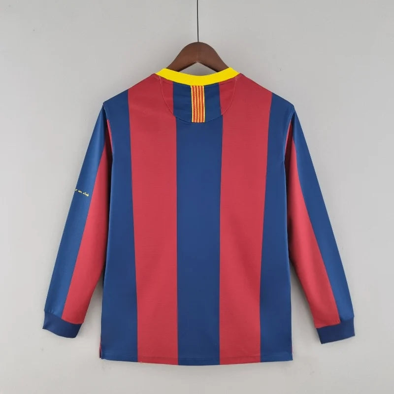 Camiseta Clásica FC Barcelona Manga Larga 2010-11