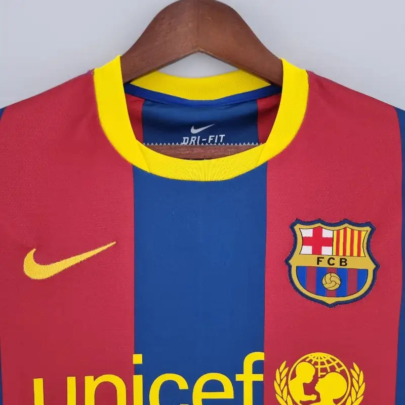 Camiseta Clásica FC Barcelona Manga Larga 2010-11